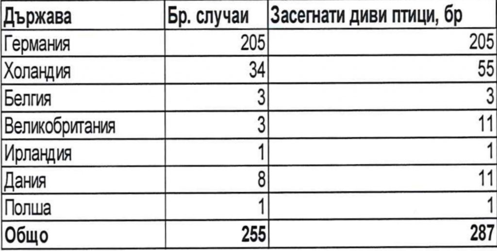 Огнища при диви птици