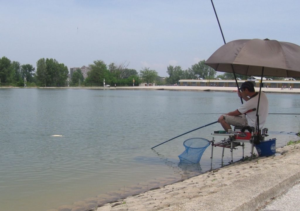 състезание гребната база