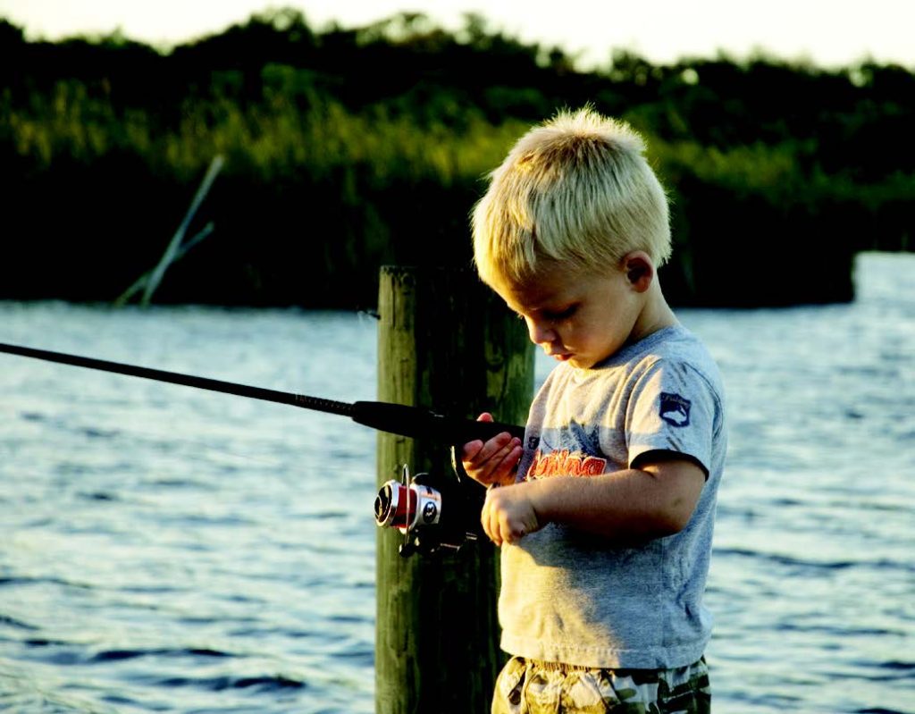 децата риболов